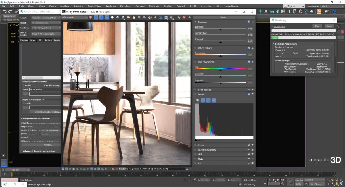 V-Ray Tutorial for Faster Realistic 3D Interior Rendering – Alejandro3D ...